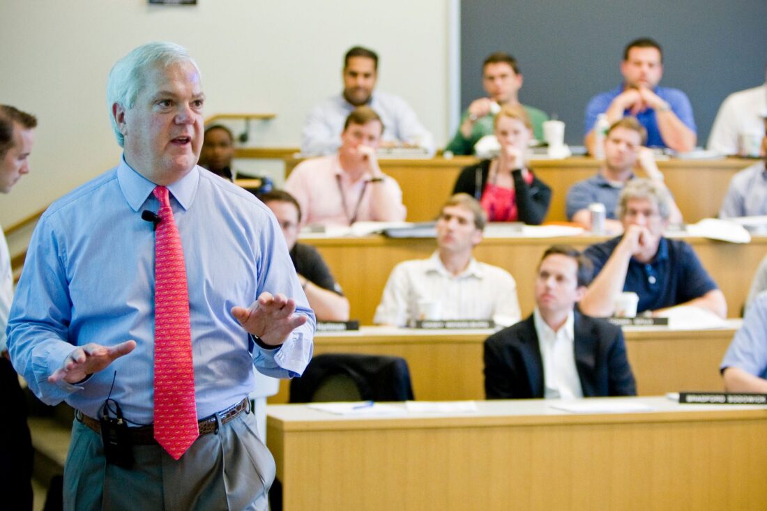 Dr. Terrence W. LaPier teaching Entrepreneurial Value Creation at the Wharton School